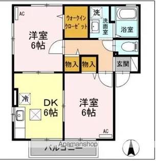 グランドゥール【1階】の間取り