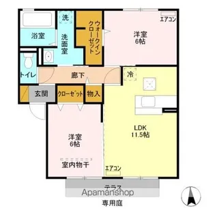 エスペランサ C【1階】の間取り