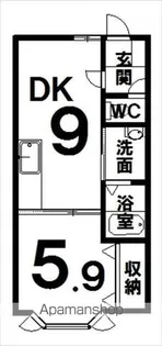 ELFE【203号室】の間取り