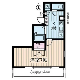 レジェンド森下【4階】の間取り