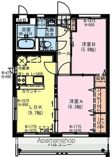 FIORE REIZⅢ【1階】の間取り