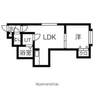 エクエス月寒【205号室】の間取り