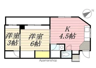 銀水ビル【4階】の間取り