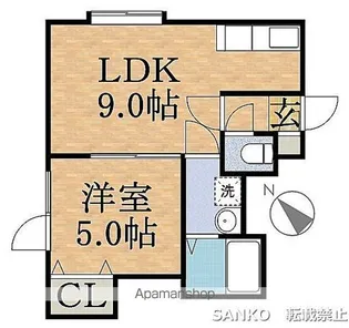 T&D【206号室】の間取り