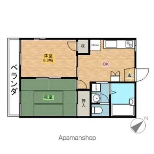 アーバニズム47【2階】の間取り