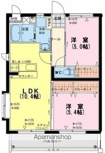 グラン ソレイユ【3階】の間取り