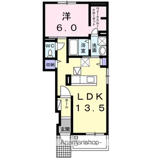 ヒルトップイイダⅡ【1階】の間取り