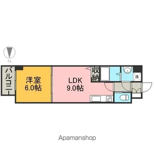 HF名駅北レジデンス EAST【206号室】の間取り