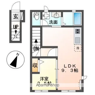 エクレール【2階】の間取り