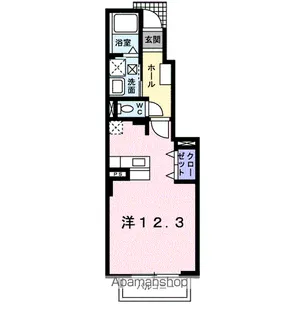 サニーリブA棟【1階】の間取り