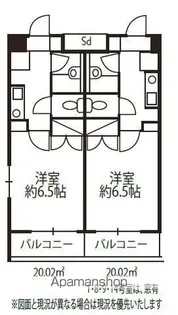 ドミール喜多見【2階】の間取り