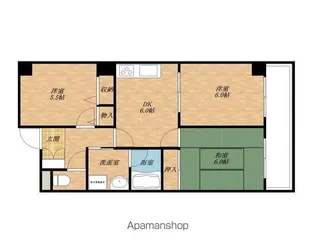 パストラーレ久米田【1階】の間取り