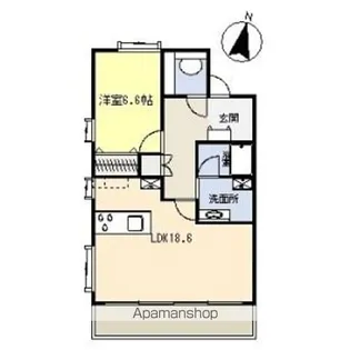 サンパークタウン猪子石【2階】の間取り