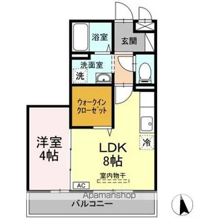 クレインハイム A【2階】の間取り