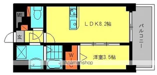 LEVER DU SOLEIL(ルヴェ ドゥ ソレイユ)【403号室号室】の間取り