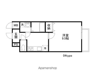 CITY SPIRE浜大津駅前【604号室】の間取り