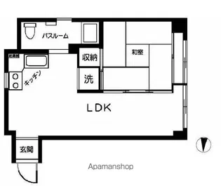 駒形武蔵野マンション【908号室】の間取り