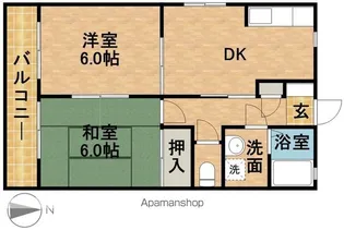 ディオン早出Ⅲ【2階】の間取り