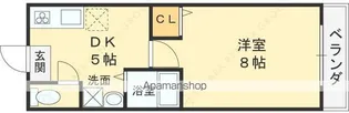 オークコート【305号室】の間取り
