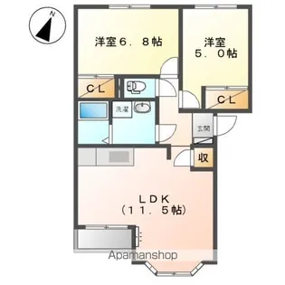 レジデンス【103号室】の間取り