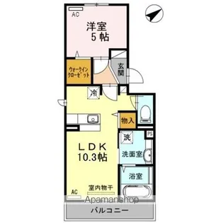 セジュール鵬舟Ⅴ【2階】の間取り