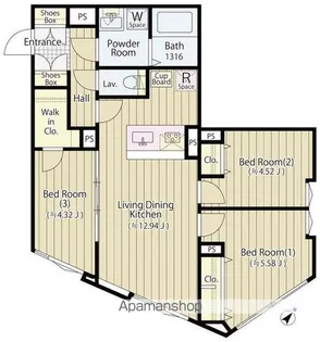 EDIT西池袋【1階】の間取り