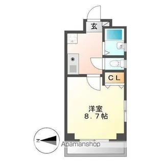 プレシャス若水【2階】の間取り