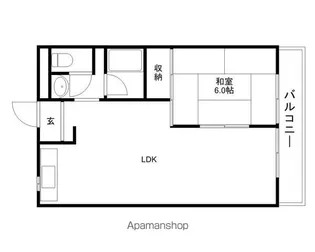 LAKIAMAISON野洲【305号室】の間取り