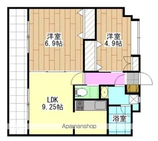 T-FLAT58【5階】の間取り
