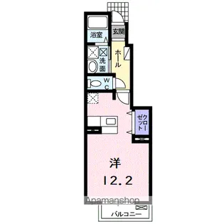 ジェルメⅡ【1階】の間取り