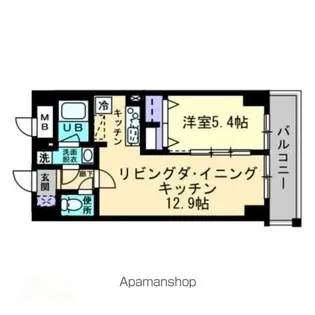 アンパレ内町【2階】の間取り