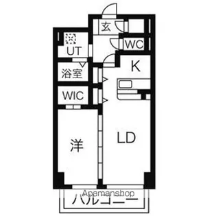 アルス松原【9階】の間取り