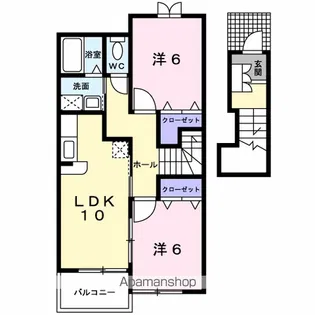 N&YアベニューE【2階】の間取り