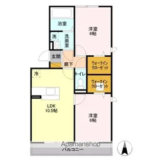 エミナンスⅢ【1階】の間取り