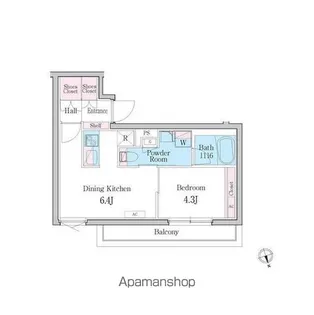 デュオメゾン自由が丘【3階】の間取り
