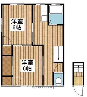 アイビス米山【102号室】の間取り