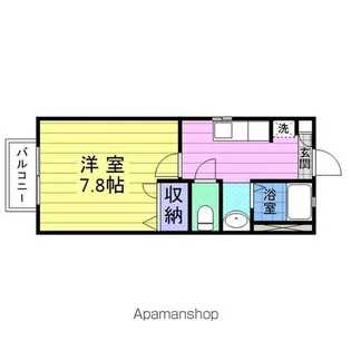 ベルタウンⅢ【2階】の間取り