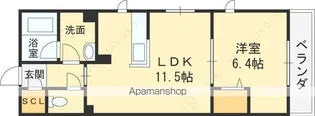 メゾン パルクス【3階】の間取り