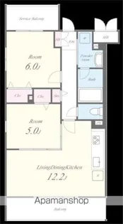 メイベニール【2階】の間取り