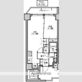 SーRESIDENCE両国AVENUE【4階】の間取り