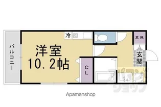 ミラージュ大津京【710号室】の間取り