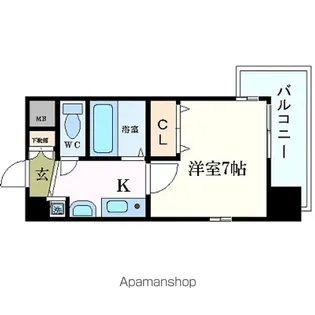 プレサンス桜通アベニュー【9階】の間取り