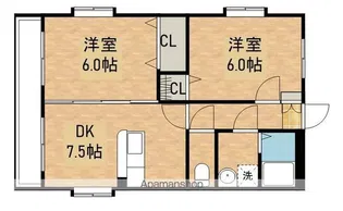 コンフォートマンション【106号室】の間取り