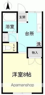 シガハイツⅤ【203号室】の間取り