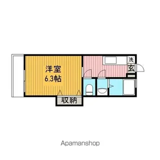 シオン ANDO【2階】の間取り