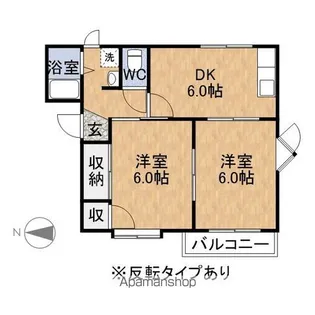 カーサ21【B12号室】の間取り