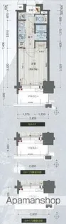 プレサンス名古屋STATIONアブソリュート【3階】の間取り