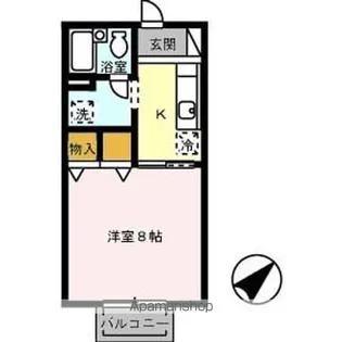 セジュール21A棟【1階】の間取り
