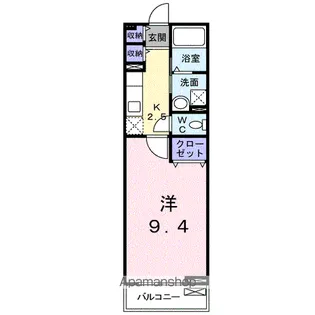 プルミエ【2階】の間取り