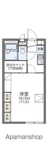レオパレスサンシャイン K【1階】の間取り